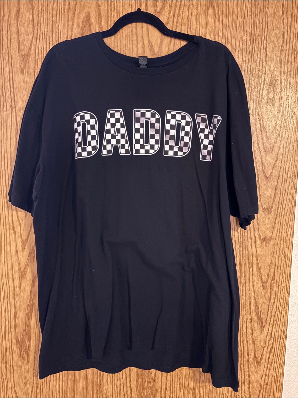 Black 'DADDY' Graphic Tee
